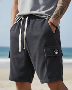 Men Regular Fit Cargo Shorts-image-11