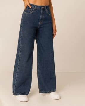 Women High-Rise Boyfriend Jeans