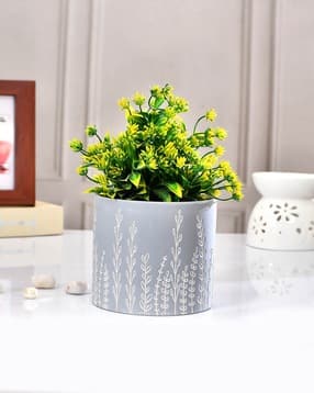 tayhaa Botanical Print Table Top Ceramic Planter-picture-26