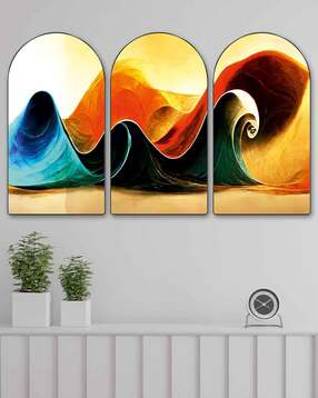 livin luxe Set of 3 Modern Art Wall Painting-picture-18