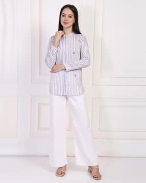 Women Striped Slim Fit Top-picture-11