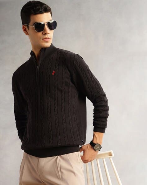 Thomas Scott Men Regular Fit Turtleneck Sweatshirt - Image 5