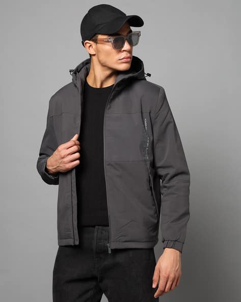 Fort Collins Men Typographic Print Jacket - Image 1