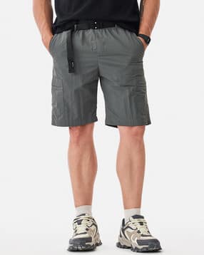 snitch men Mid Rise Cargo Shorts-picture-32