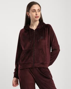 r&b Women Regular Fit Zip-Front Hooded Jacket-picture-27