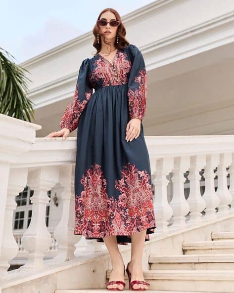 knee length white flare dress Women's Linen Flare Dress