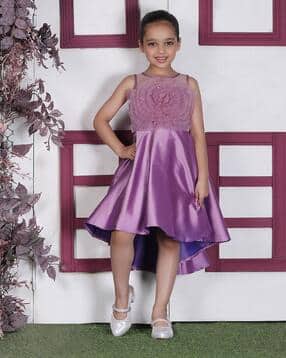 toy balloon kids Girls Embellished Fit and Flare Dress-picture-20
