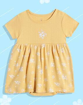 mothercare Girls Autumn Charm Print Romper Dress-picture-45