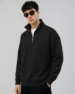 buda jeans co Men Regular Fit Sweatshirt with Neck-Zipper-picture-34