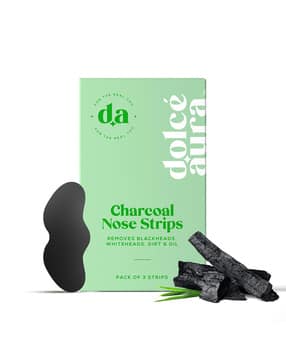 dolce aura Unisex Pack of 3 Charcoal Nose Strips - 50 gm-picture-16
