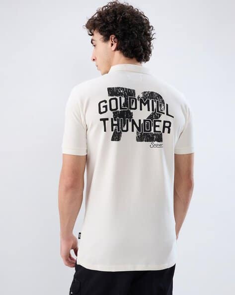 SUPERDRY Goldmill Thunder Back Hit Regular Fit Polo T-Shirt Offers & Cashback