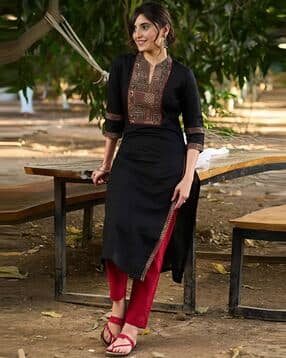 Women Printed Straight Kurta Set-image-19