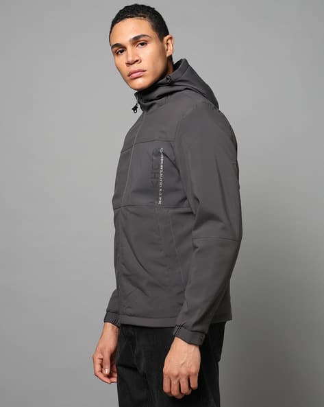 Fort Collins Men Typographic Print Jacket - Image 2