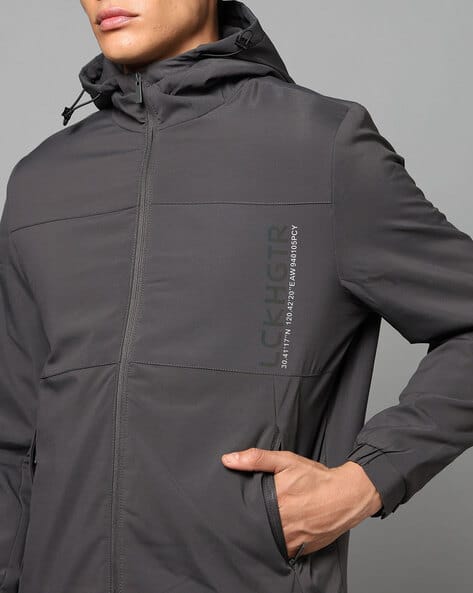 Fort Collins Men Typographic Print Jacket - Image 6