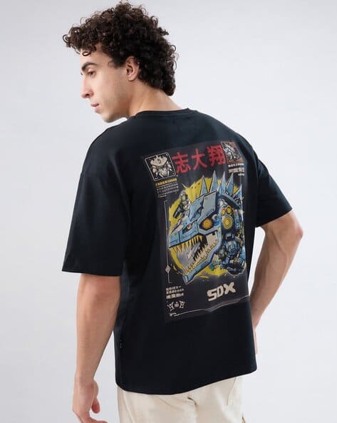 SUPERDRY Cyborg Dragon Poster T-Shirt