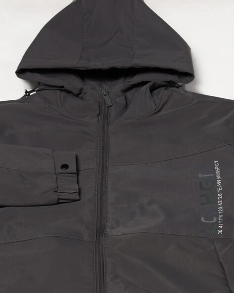 Fort Collins Men Typographic Print Jacket - Image 8
