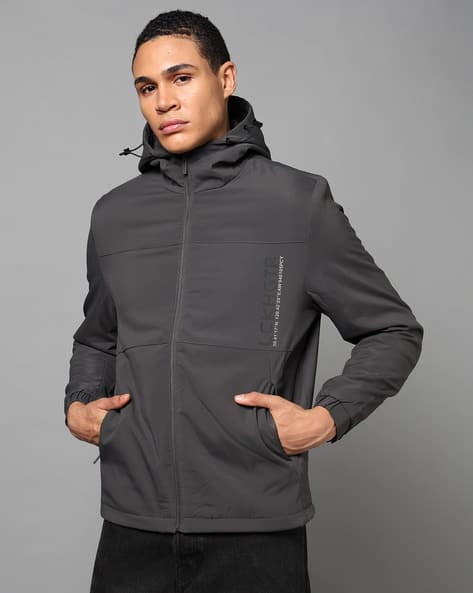 Fort Collins Men Typographic Print Jacket - Image 4