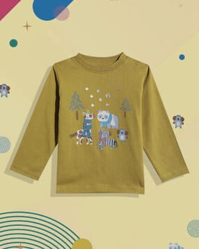 mothercare Unisex Cozy Printed Round-Neck T-Shirt-picture-32