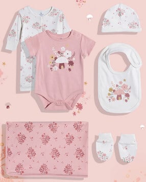 mothercare Girls Autumn Charm Printed 6-Piece Gift Set-picture-27