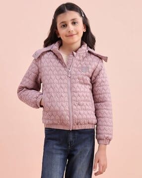 Girls Quilted Jacket-image-11