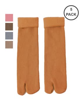 cumsin Women Pack of 5 Mid-Calf Length Socks-picture-36