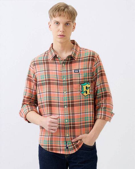 SUPERDRY Hyper Bright Checked Regular Fit Shirt