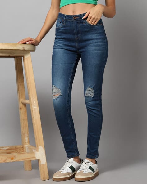 Killer Women Mid-Rise Skinny Jeans