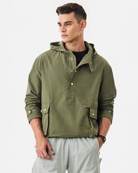 snitch Men Regular Fit Jacket with Insert Pockets-picture-22