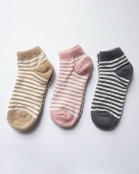 cumsin Women Pack of 3 Striped Socks-picture-14