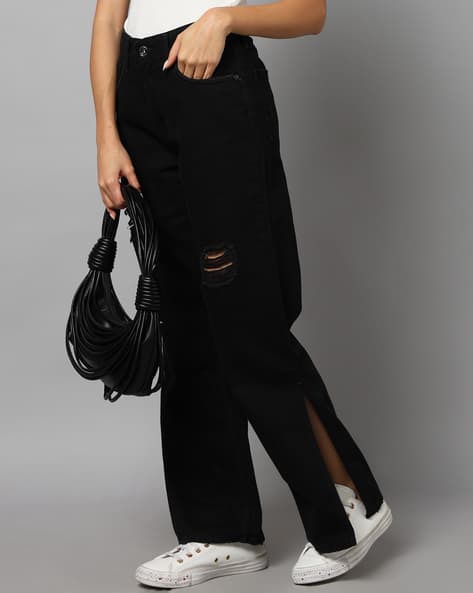 Killer Women Mid-Rise Wide Jeans