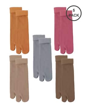 samvar Women Pack of 5 Mid-Calf Length Socks-picture-16