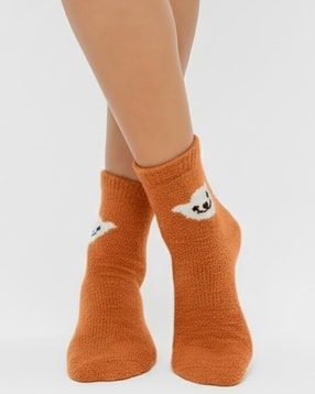 Women Printed Mid-Calf Length Socks-image-34