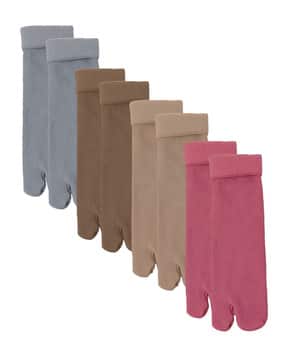 cumsin Women Pack of 4 Mid-Calf Length Socks-picture-17