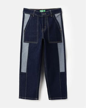 united colors of benetton Boys Lightly-Washed Straight Fit Jeans-picture-10