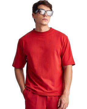 men relaxed fit crew-neck t-shirt