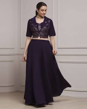 biba Women Paisley Print Crop Top & Skirt Set-picture-37