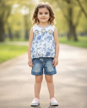 Girls Top with Short Sets-image-19