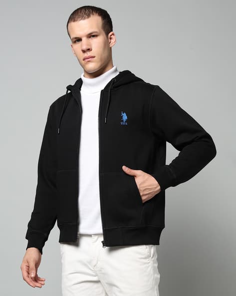 Men Regular Fit Hooded Sweatshirt