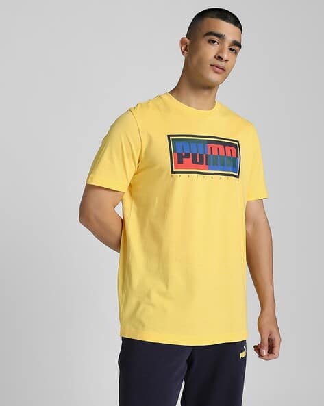 Puma Men Graphic Box Regular Fit T-Shirt