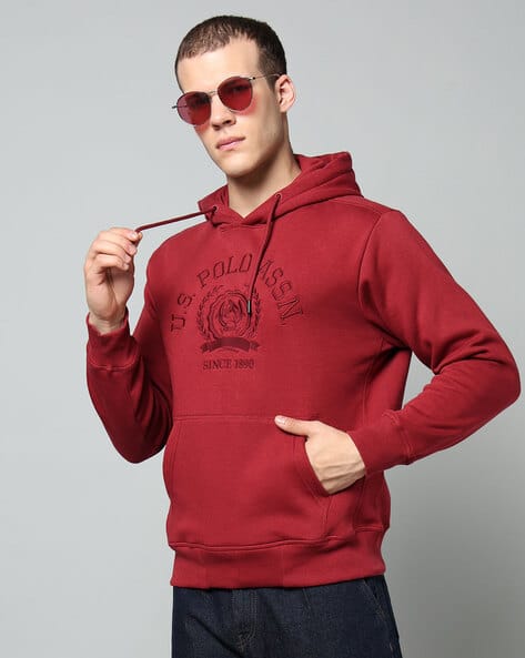 Men Full Sleeve Graphic Print Hooded Sweatshirt