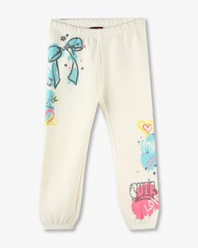 kg frendz Girls Graffiti Bow Leggings-picture-13