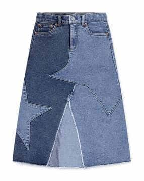 Girls Western Midi Skirt-image-6