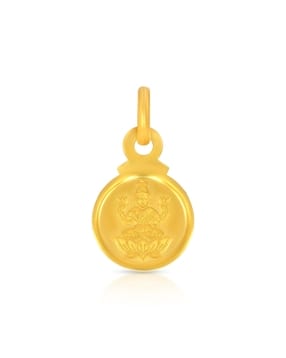 bhima jewels Women Yellow Gold Lakshmi Pendant-picture-22