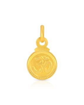 bhima jewels Women Yellow Gold OM Pendant-picture-26