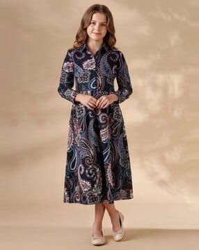 hellcat Girls Floral A-line Dress-picture-45