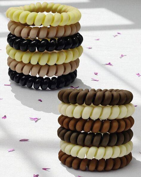 Fabula Combo of 12 Non-Tangle Elastic Rubber Band