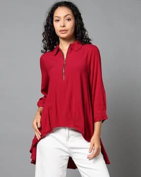 killer Women Zip-Front Relaxed Fit Top-picture-14