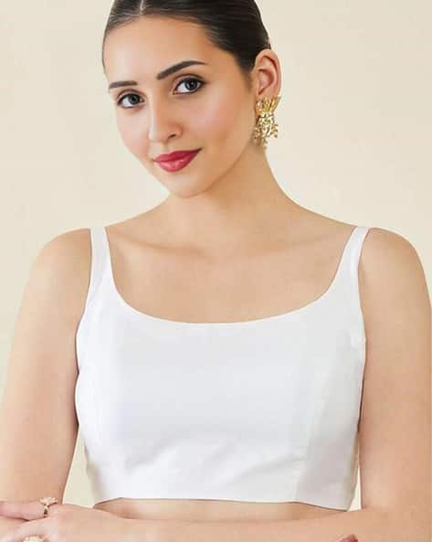 Ms Retail Women Ethnic Wear Back Open Blouse