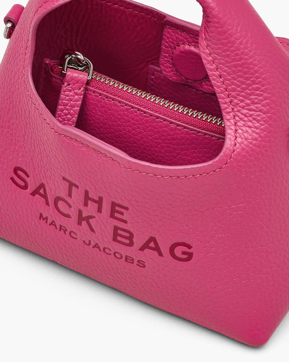 バッグ Marc By Marc Jacobs Pink 2Way Boston Bag Buy MARC JACOBS The Micro Crossbody Leather Sack Bag | Raspberry