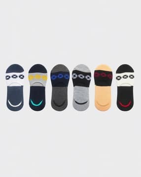 cumsin Women Pack of 6 Colourblocked Everyday Socks-picture-2